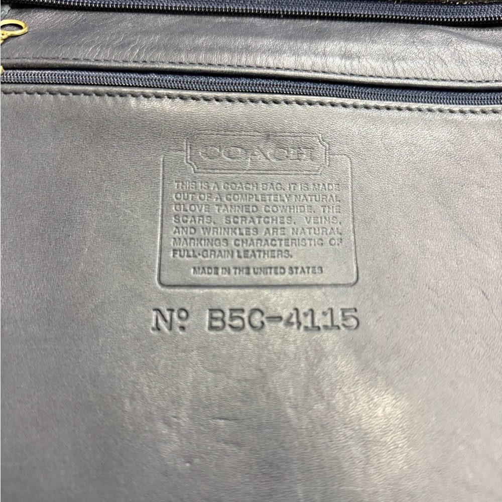 Coach Whitney Purse- Navy - Picture 5 of 6